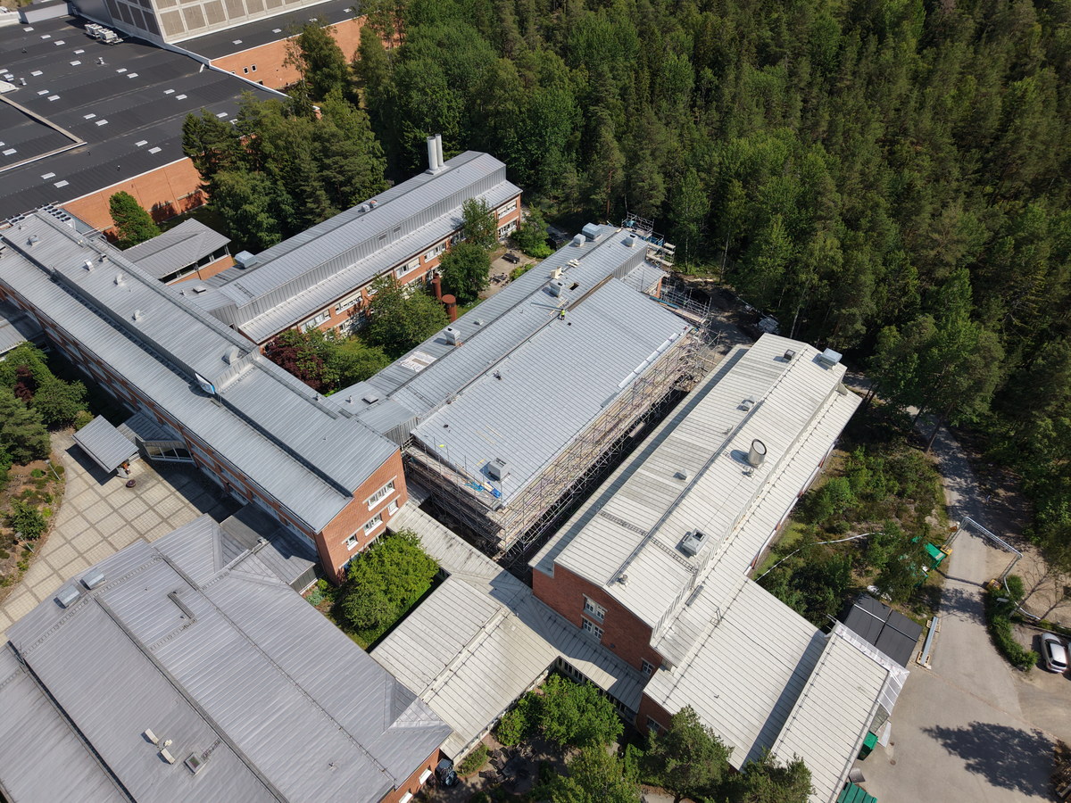 Projektbild från AIR27 under byggskedet.